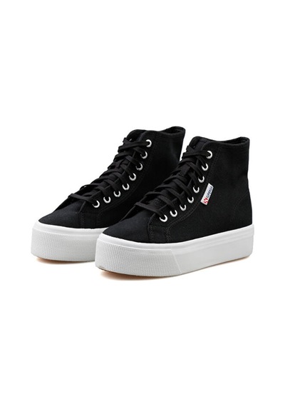 Superga 2708 Hi Top Kadın Günlük Ayakkabı S41273w-f83-sp Siyah Siyah