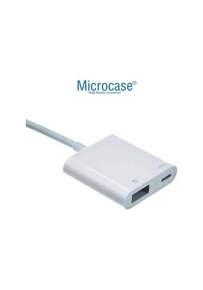 Usb 3.0 Apple Uyumlu iPhone İpad Lightning Şarj Ve Kamera Adaptörü - Al3187