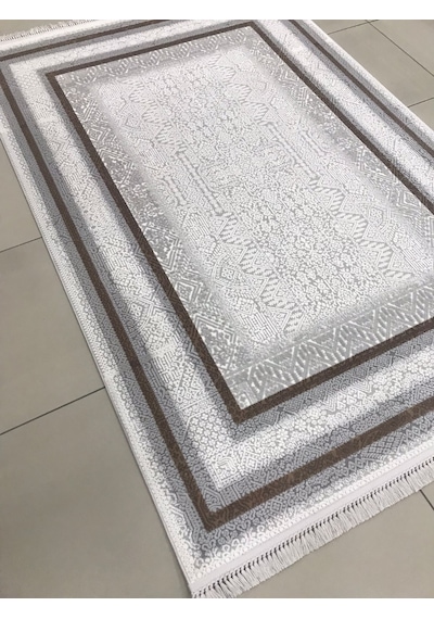 Padişah Halı Santo 77771 070 Serisi Akrilik Salon Oturma Yatak Odası Halısı Kahve