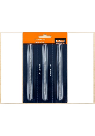 Bahco 168-3p 8x200 Mm Sapsız Yuvarlak ,325 Zincir Testere Eğesi 3'lü