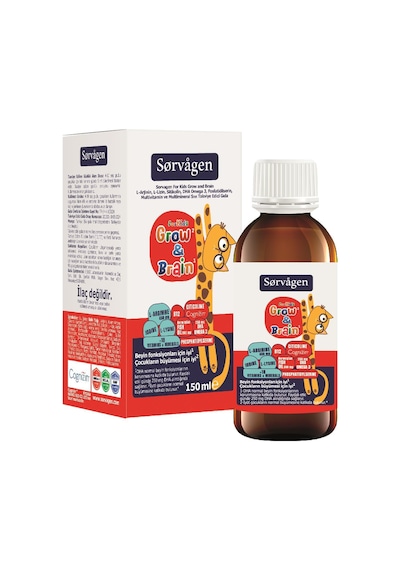 Sorvagen Grow & Brain Takviye Edici Gıda 150 ML