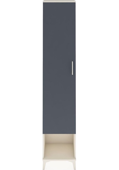 Arges Dolap 5 Raflı Tek Kapaklı 44x30x221 Aytaşı-antrasit Aytaşı