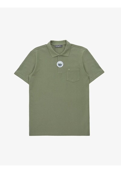 Pierre Cardin Erkek Haki Tişört Basic 50325290-vr027