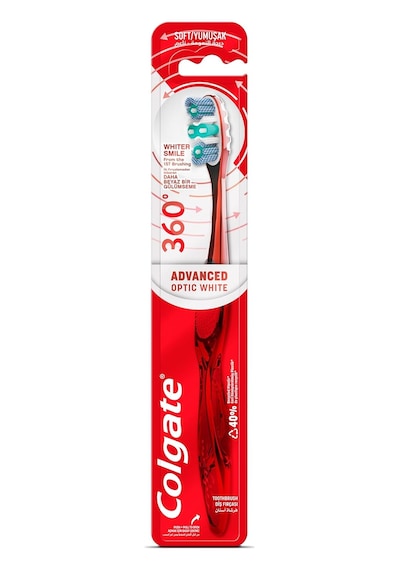 Colgate 360 Gelişmiş Optik Beyaz Yumuşak Beyazlatıcı Diş Fırçası Sku: Smg8690010395870