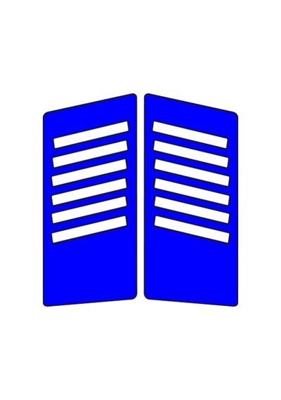 Sevenkardeşler Cg Mavi Yan Kapak Sticker