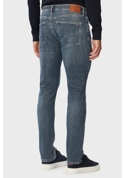 Tommy Jeans Pamuk Slim Fit Normal Bel Dar Paça Jean Erkek Kot Pantolon Dm0dm23346 1da Gri