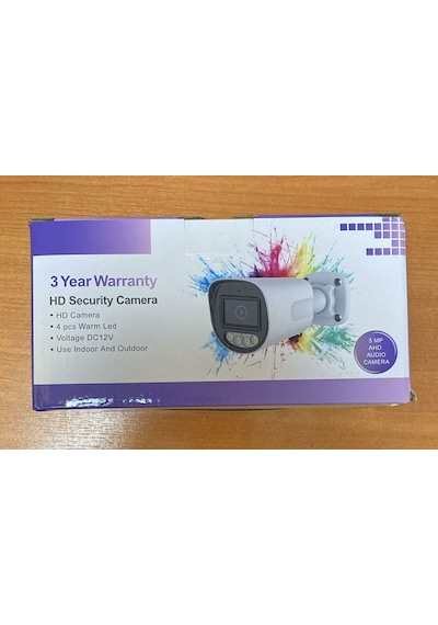 Ztech Zr-2050 5mp Ahd Fullcolor Sesli 2.8mm Bullet Dış Mekan Kamera