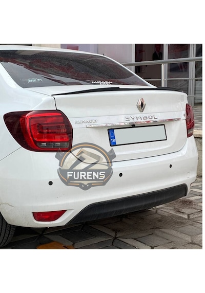 Renault Symbol 2013-2023 Bagaj Üstü Yarasa Spoiler Bagaj Çıtası Piano Black Spoyler