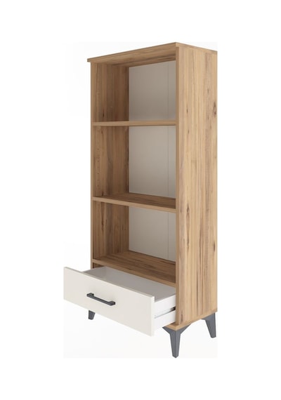 Arges Dolap 3 Raflı Tek Çekmeceli 60x30x134 Çam-aytaşı Çam
