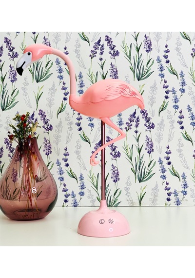 Flamingo Masa Lambası Şarjlı Pembe