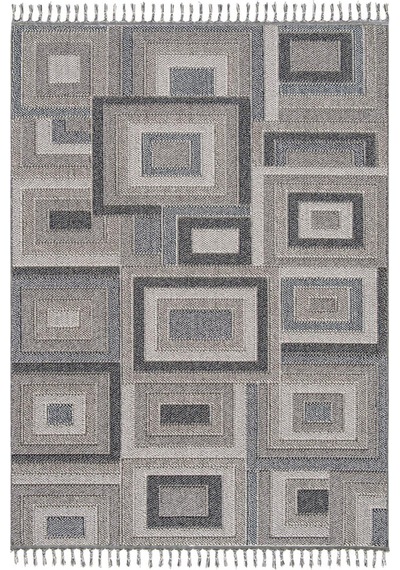 Çam Halı Side 1404 Gri İskandinav Desenli Koridor Halısı Kesme Yolluk Mutfak Halısı Modern Salon Halısı Gri 4