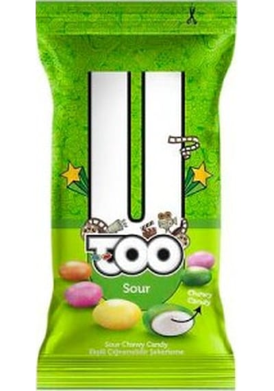 U Too Sour Draje Chewy Candy