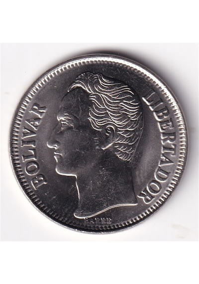 Venezuela, 1 Bolivar 1990 Çil Madeni Para