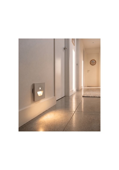 4 Adet Yl69 1522 1w Füme Kasa Sensörlü Koridor Aydınlatması 3200k Gün Işığı Diğer