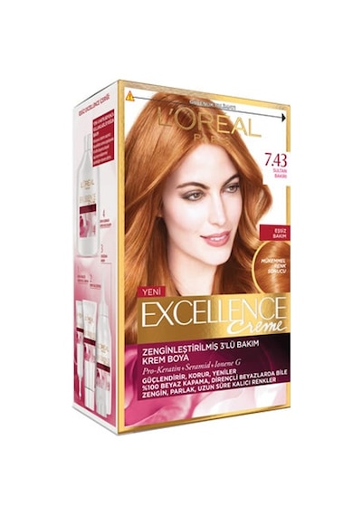 Loreal Excellence Saç Boyası 7.43 Sultan Bakırı (80998800)