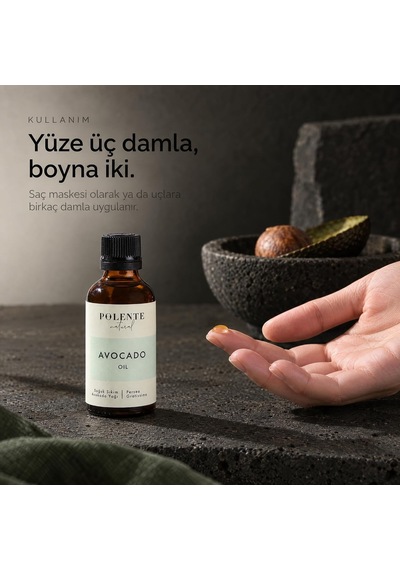 Avokado Yağı,%100 Saf Ve Doğal, Soğuk Sıkım, 50 Ml Diğer