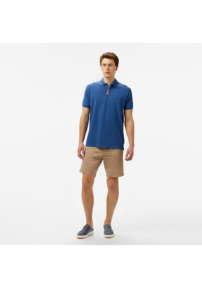 Nautica Erkek Mavi Classic Fit Polo Düz K55306t Mavi