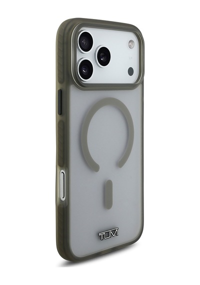 Apple Uyumlu iPhone 17 Pro Max  Kılıf Tumı Lisanslı M-safe Özellikli Buzlu Transparan Kapak Haki Haki