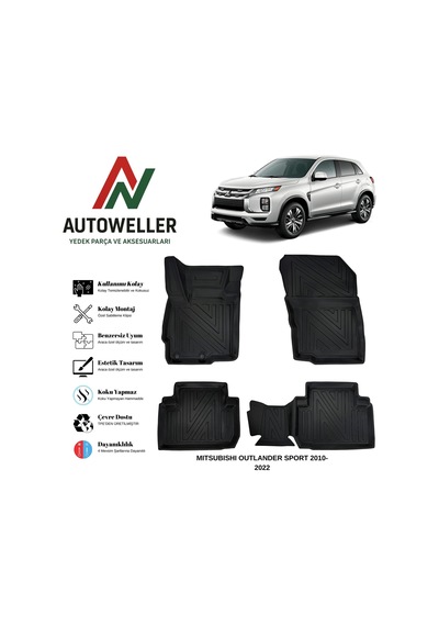 Mitsubishi Outlander Sport 2010-2022 Havuzlu Oto Paspas
