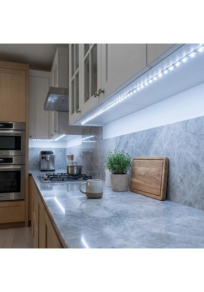 Buffer Beyaz Led Şerit 5m 60 Led/m 12v 14.4w Güçlü 3 Çipli Işık Şerit Led