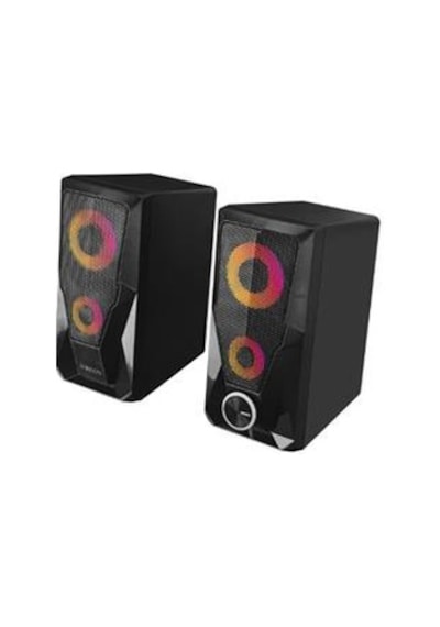 Mikado Md-336 2.0 6 Watt Rgb Ledli Siyah Multimedia Usb Speaker Hoparlör