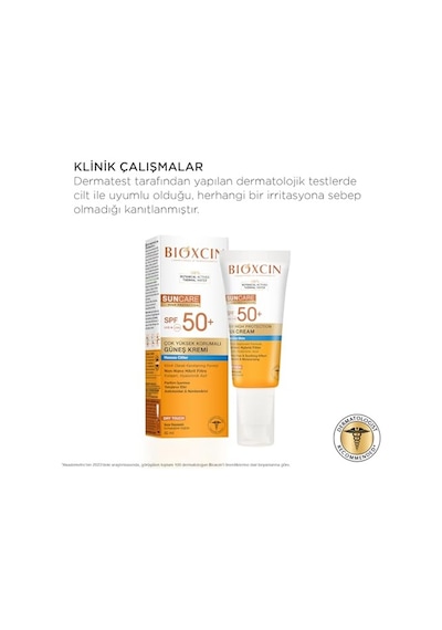 Bioxcin Hassas Ciltler İçin Çok Yüksek Korumalı Güneş Kremi 50 Spf 50 Ml
