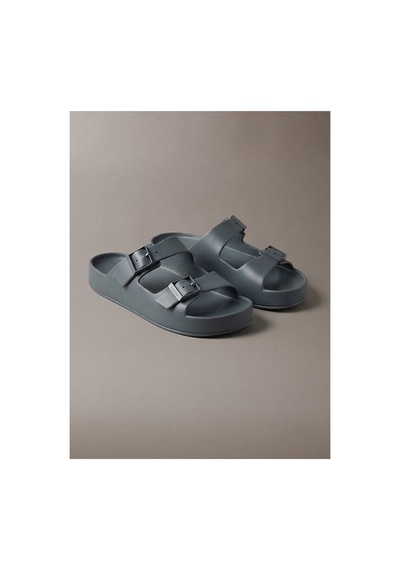 Calvin Klein Erkek Ergon Eva Double Bar Sandalet-16070 Mavi