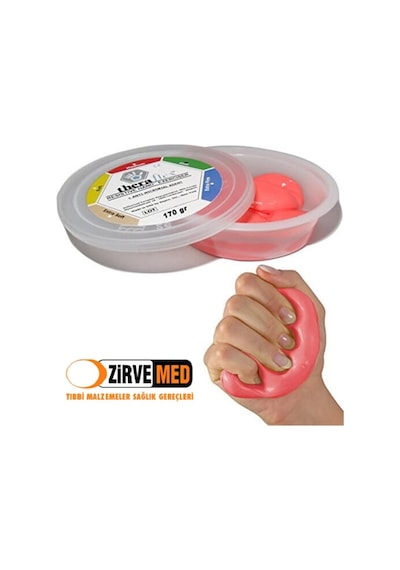 El Egzersiz Hamuru Kirmizi 85 Gr