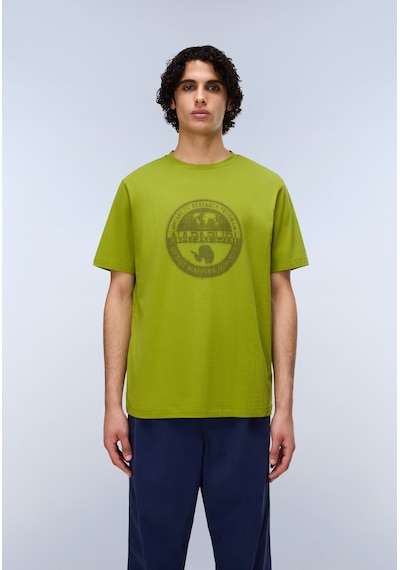 Napapijri S-mahsa Ss Erkek T-shirt-31972 Açık Haki
