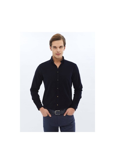 Kip Lacivert Fitilli Regular Fit Dokuma Kadife Casual %100 Pamuk Gömlek 4112002 Lacivert Kip Lacivert Fitilli Regular Fit Dokuma Kadife Casual %100 Pamuk Gömlek 4112002 Lacivert