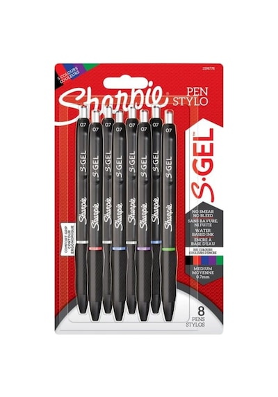 Sharpie Gel Jel Mürekkepli Kalem, 0.7 Mm, 8li Bls Çok Renkli
