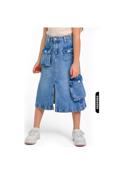 Xo Kids Kız Çocuk Etek 5-14 Yaş 2450 Mavi