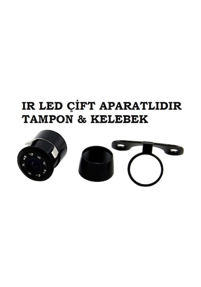 Audiomax Geri Görüş Vites Kamerası Ir Led Gece Görüş Park Çizgili
