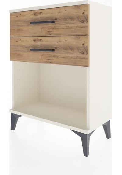 Arges Komodin 4 Çekmeceli 60x30x80 Aytaşı-çam Aytaşı