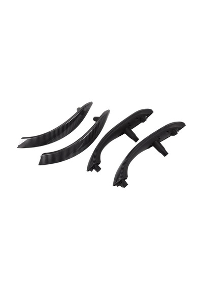 Bmw 3 Serisi F30 2013-2018 Kapı Kolu Kaplaması Seti - Alt + Üst - Karbon Siyah - 8 Parça Set