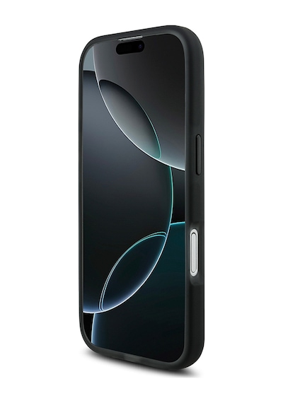 Apple Uyumlu iPhone 17  Kılıf Tumı Lisanslı M-safe Şarj Özellikli Buzlu Transparan Kapak Siyah Siyah