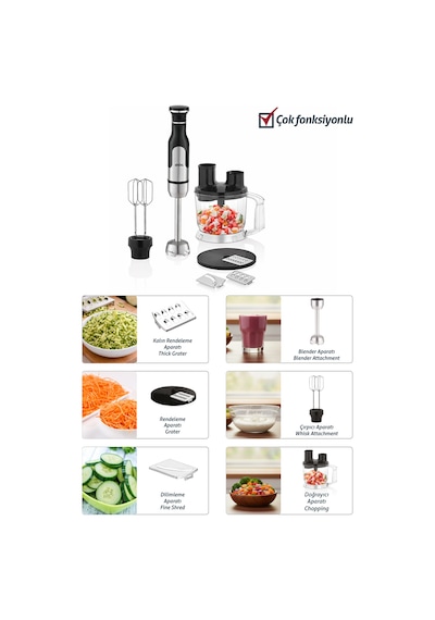 Sinbo SHB-7534 1000 W El Blender Seti