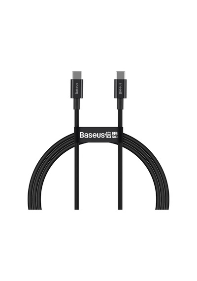 Lexroo Superior Hızlı Şarj Özellikli 100w Type-c To Type-c Kablo 1m-siyah Standart