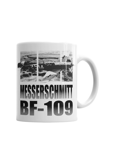 Messerschmitt Bf-109 Kupa Bardak Porselen Karışık