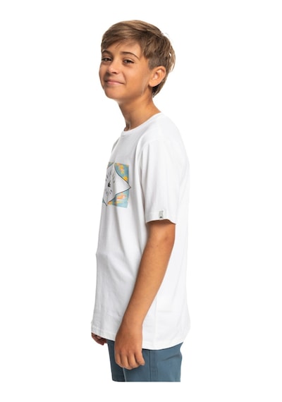 Quiksilver Circled Line Erkek Çocuk Tişört Beyaz