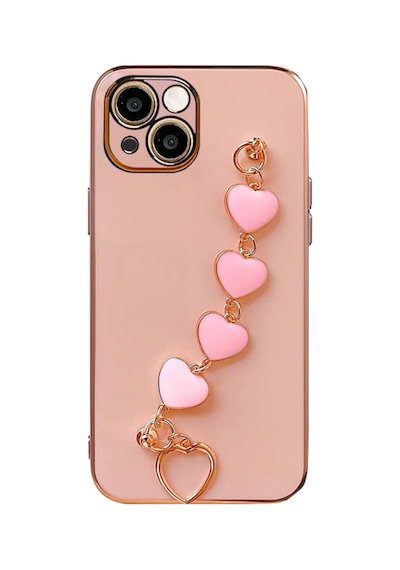 Ally Apple Uyumlu iPhone 13 6.1Inç Kilif Kalp Bileklik Tutuculu Lüx Silikon A 341268770