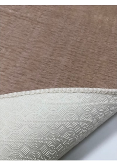 Kaymaz Taban Pofuduk Post Peluş Halı Beyaz-Antrasit-Vizon