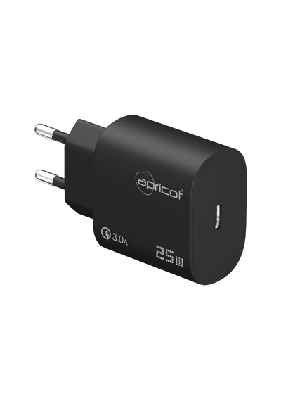 Apricot Apc-u425/b 25w Pd Siyah Hızlı Ev Şarj Adaptörü