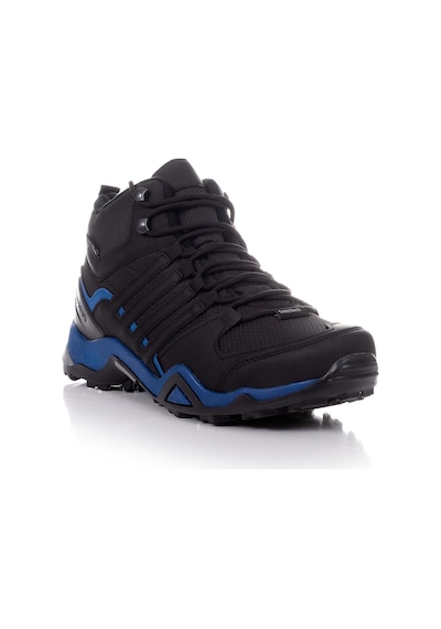 Tonny Black Rahat Kalıp Yanı Şerit Detaylı Bağcıklı Unisex Siyah Mavi Trekking Bot Tb242-0 Siyah Mavi