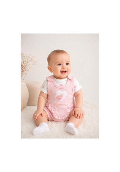 Uğur Bebe Kız Bebek 3 Parça Pembe Renk Kalpli Tulum Seti %100 Pamuk Çıtçıtlı Body Ve Çorap Dahil Yenidoğan Bebek Tulum Pembe Pembe Uğur Bebe Kız Bebek 3 Parça Pembe Renk Kalpli Tulum Seti %100 Pamuk Çıtçıtlı Body Ve Çorap Dahil Yenidoğan Bebek Tulum Pembe Pembe