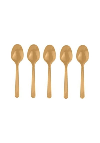 Altın Plastik Kaşık