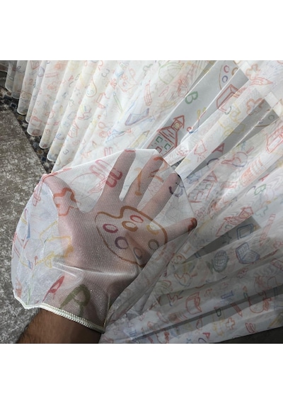 Tül Perde Brillant 6 Farklı Çocuk Odası Yeni Desenler Çok Renkli Tül Perde Brillant 6 Farklı Çocuk Odası Yeni Desenler Çok Renkli