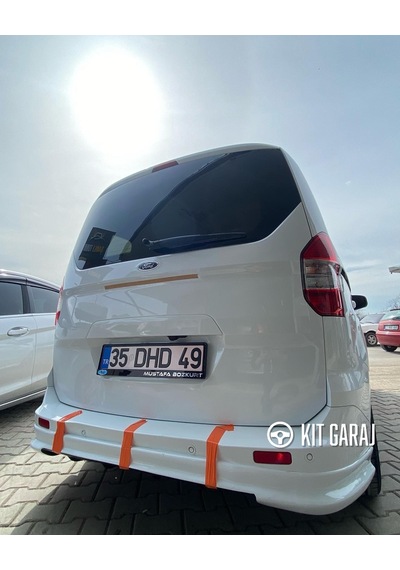 Kit Garaj Ford Tourneo Courier 2014-2023 Boyasız Mat Siyah Arka Ek Plastik