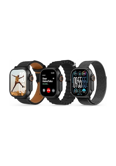 Haino Teko 15 Amoled Ekran Akıllı Saat  (İthalatçı Garantili) + 3 Kordon