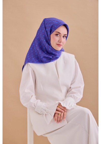 Silk Home Twill İpek Eşarp 11479-14 Saks, Mor